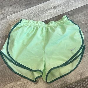 Nike Women's Light Green Athletic Shorts